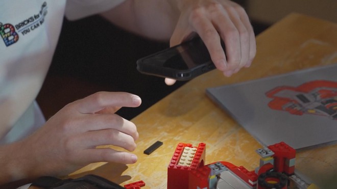 Lego cho người khiếm thị - Ảnh 1.