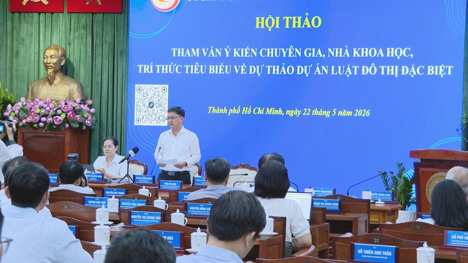 Thời sự HTV ngày 22/5/2026 | Dự thảo Dự án Luật Đô thị đặc biệt: Gần 300 nội dung quy định về thẩm quyền mới cho Thành phố Hồ Chí Minh - Ảnh 1.