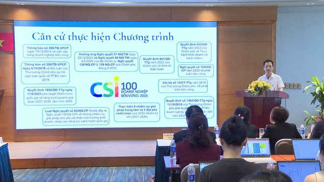 Phát động chương trình đánh giá, công bố các doanh nghiệp bền vững tại Việt Nam năm 2026  - Ảnh 2.