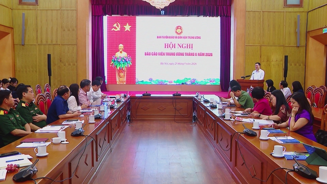 Thời sự trưa HTV ngày 26/5/2026 | Hội nghị báo cáo viên Trung ương toàn quốc tháng 6 - Ảnh 1.