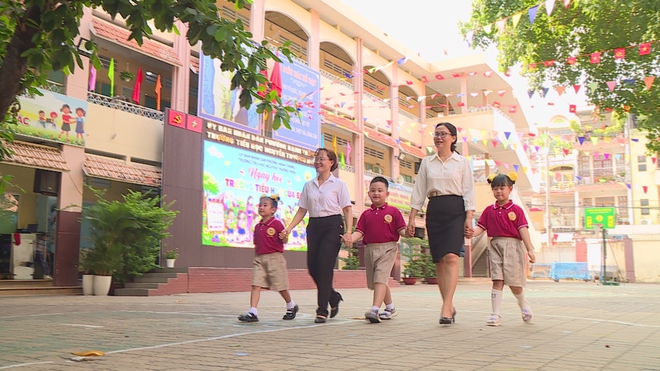 Nhiều hoạt động chuẩn bị tâm thế cho trẻ vào lớp 1- Ảnh 2. Nhiều hoạt động chuẩn bị tâm thế cho trẻ vào lớp 1- Ảnh 2.