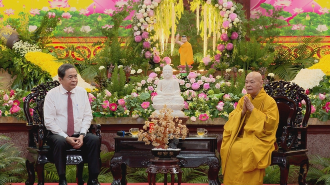 Thời sự HTV ngày 29/5/2026 | Chủ tịch Quốc hội Trần Thanh Mẫn thăm, chúc mừng Đại lễ Phật đản - Ảnh 4.