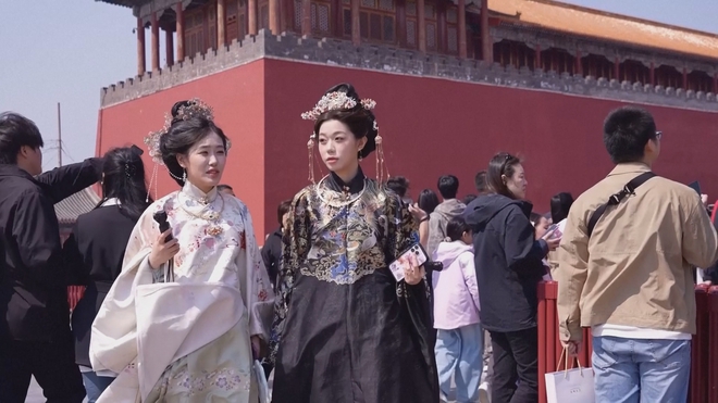 Giới trẻ Trung Quốc hóa thân thành phi tần, công chúa - Ảnh 3.