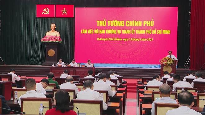 Thời sự HTV ngày 13/6/2026 | Thủ tướng Chính phủ Lê Minh Hưng phát động phong trào thi đua "Quyết tâm thực hiện thắng lợi mục tiêu tăng trưởng bền vững 2 con số" - Ảnh 1.