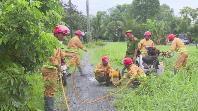Đột phá sáng kiến "xe chữa cháy mini" từ xe máy hai bánh tại TP. Hồ Chí Minh - Ảnh 1.
