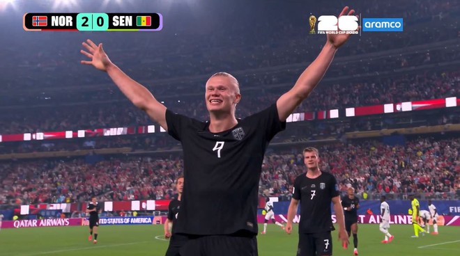 Haaland áp sát Messi và Mbappé, Na Uy chính thức đi tiếp - Ảnh 5.