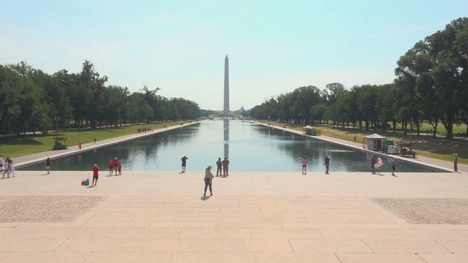 Mỹ: Trùng tu hồ phản chiếu ở Washington D.C - Ảnh 1.
