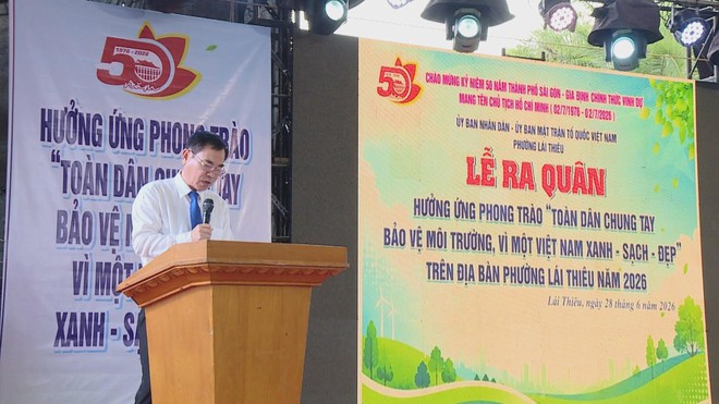 Thời sự HTV ngày 28/6/2026 | Phường Lái Thiêu hưởng ứng phong trào Vì một Việt Nam xanh - sạch - đẹp- Ảnh 1.