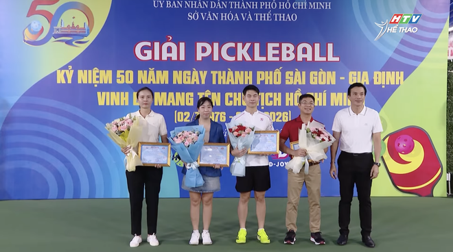 Giải Pickleball kỷ niệm 50 năm TP. Sài Gòn – Gia Định vinh dự mang tên Chủ tịch Hồ Chí Minh - Ảnh 5.