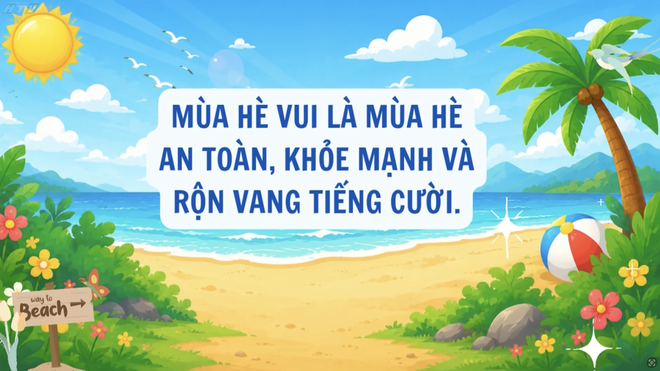 Góc nhỏ kỳ diệu: Vẽ mùa hè ở biển - Ảnh 5.