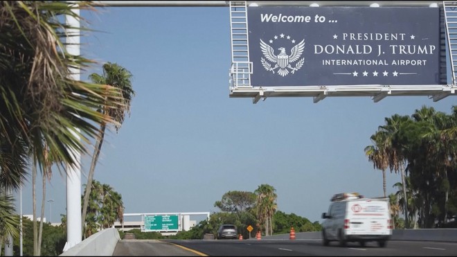 Mỹ chính thức có sân bay mang tên Tổng thống Donald Trump - Ảnh 2.