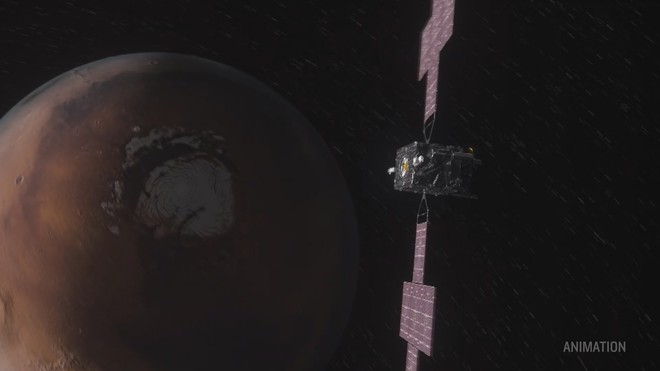 Tàu vũ trụ Psyche của Nasa bay qua sao Hỏa - Ảnh 3.