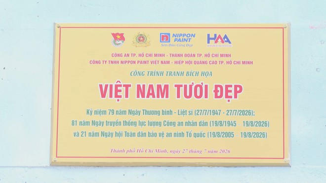 Thời sự trưa HTV ngày 26/7/2026 | Rực rỡ bản hùng ca "Việt Nam hợp nhất" – Khánh thành công trình bích họa "Việt Nam tươi đẹp" thứ 22- Ảnh 1.
