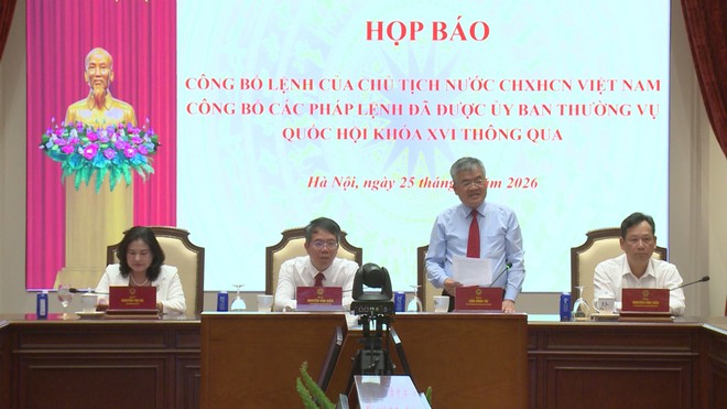 Công bố Lệnh của Chủ tịch nước về ba Pháp lệnh mới- Ảnh 2.