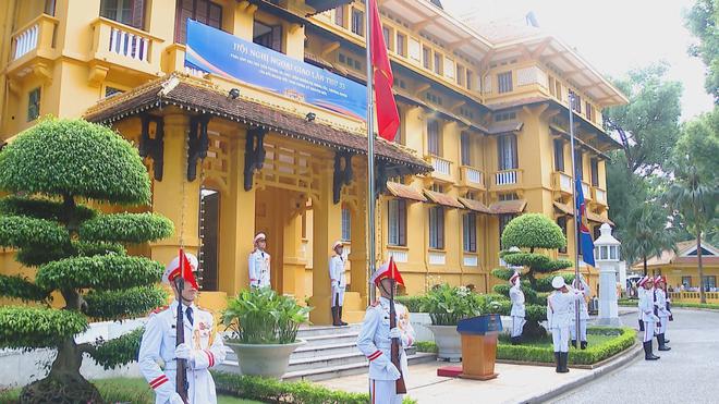 LỄ THƯỢNG CỜ KỶ NIỆM 59 NĂM NGÀY THÀNH LẬP ASEAN - Ảnh 1.
