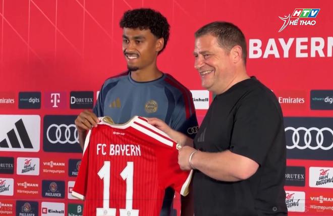 Bayern Munich ra mắt tân binh Nathaniel Brown - Ảnh 1.