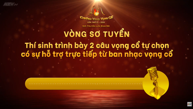 Vòng sơ tuyển Chuông vàng vọng cổ | 6-7/7/2026 tại HTV - Ảnh 2.
