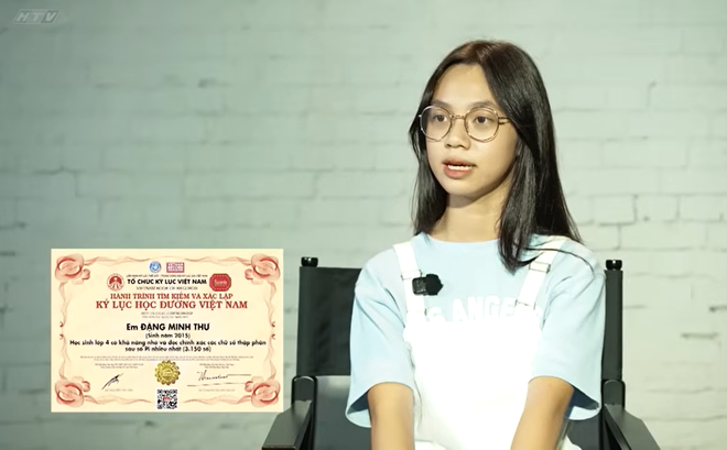 Hoàng Oanh choáng ngợp với Siêu tài năng nhí Minh Thư nhớ 2.026 chữ số của Pi- Ảnh 4.