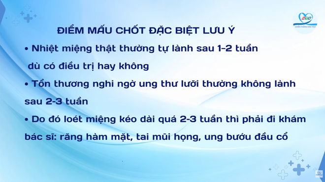 HTV Chiến thắng ung thư: Ung thư lưỡi dễ nhầm với nhiệt miệng - Ảnh 1.