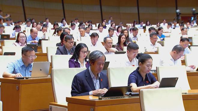 Quốc hội nghe báo cáo tại hội trường 2 dự thảo luật - Ảnh 3.