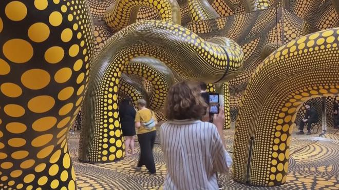 Đức: Triển lãm các tác phẩm của nghệ sĩ Yayoi Kusama - Ảnh 2.