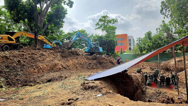 Khẩn trương mở rộng phạm vi tìm kiếm hài cốt liệt sĩ tại công viên Lê Thị Riêng - Ảnh 1.