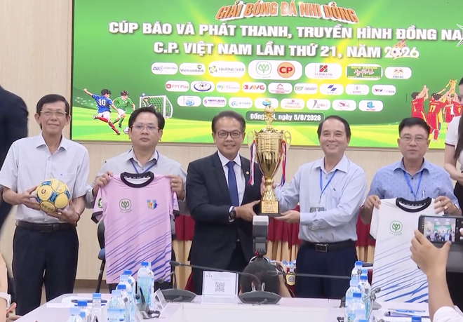 Công bố giải bóng đá Nhi đồng Báo và PTTH Đồng Nai - Ảnh 1.