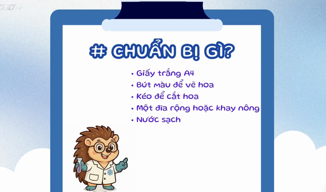 Góc nhỏ kỳ diệu: Vẽ tranh sáng tạo kết hợp hoa tươi - Ảnh 5.