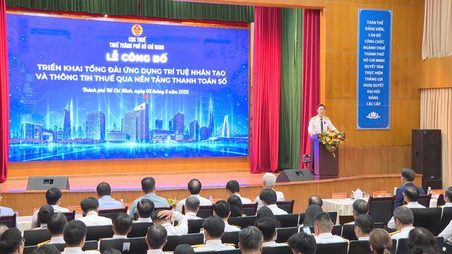 Thuế TP. Hồ Chí Minh chính thức ra mắt tổng đài ứng dụng trí tuệ nhân tạo, thông tin thuế qua nền tảng thanh toán số- Ảnh 1.