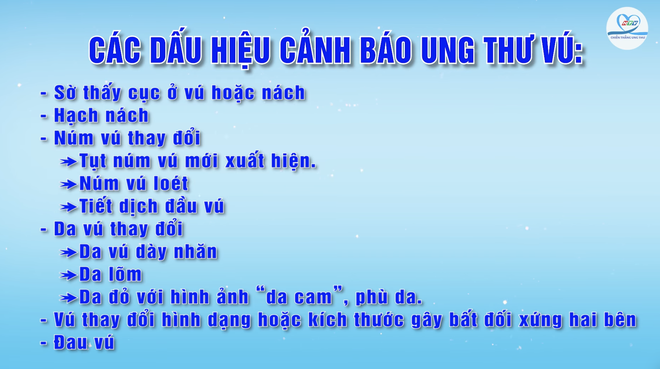 HTV Chiến thắng ung thư: Dấu hiệu ung thư vú giai đoạn sớm - Ảnh 2.