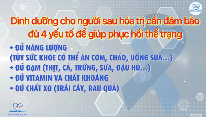 HTV Chiến thắng ung thư: Sau hóa trị, ăn gì để nhanh hồi phục?- Ảnh 5.