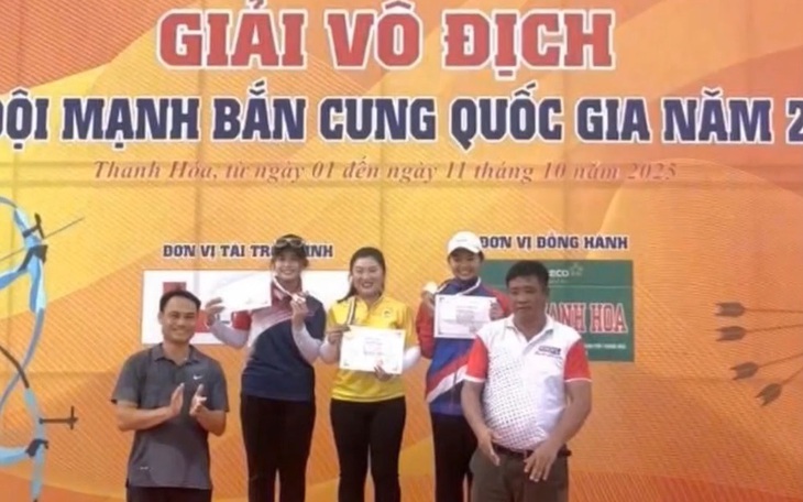 Đội tuyển bắn cung TP. Hồ Chí Minh giành 3 HCV ở Giải vô địch các đội mạnh quốc gia