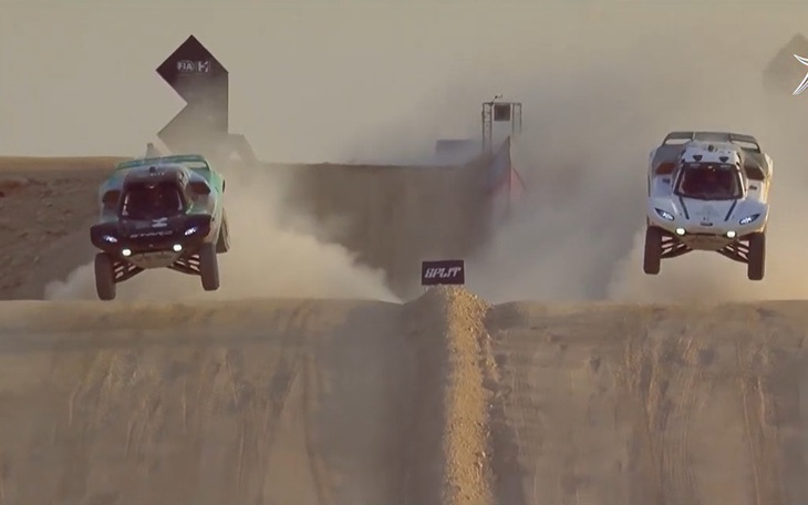 Nội dung đua đối kháng hấp dẫn ở giải FIA Extreme H World Cup