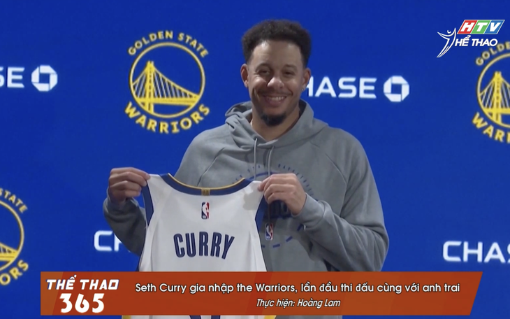 Seth Curry gia nhập The Warriors, thi đấu cùng với anh trai