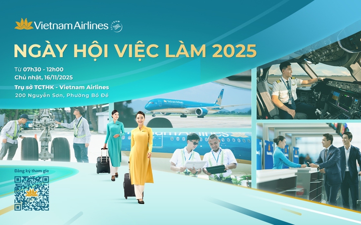 Ngày 16/11, Vietnam Airlines lần đầu tiên tổ chức Ngày hội việc làm