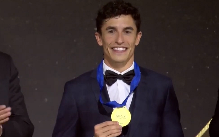 Marc Marquez được vinh danh ở lễ trao giải cuối mùa MotoGP