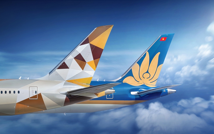 Từ ngày 21/11, Vietnam Airlines – Etihad Airways hợp tác liên danh
