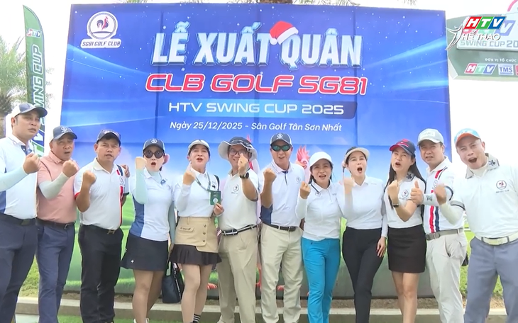 Câu lạc bộ SG 81 xuất quân tham dự HTV Swing cup 2025