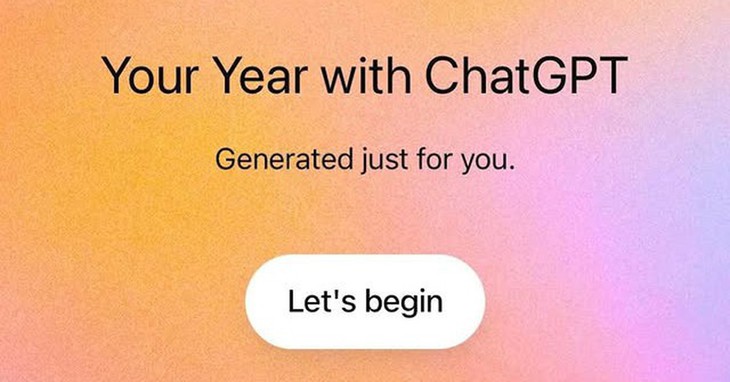 ChatGPT cũng 'khoe' Wrapped, nhìn lại một năm bạn dùng AI