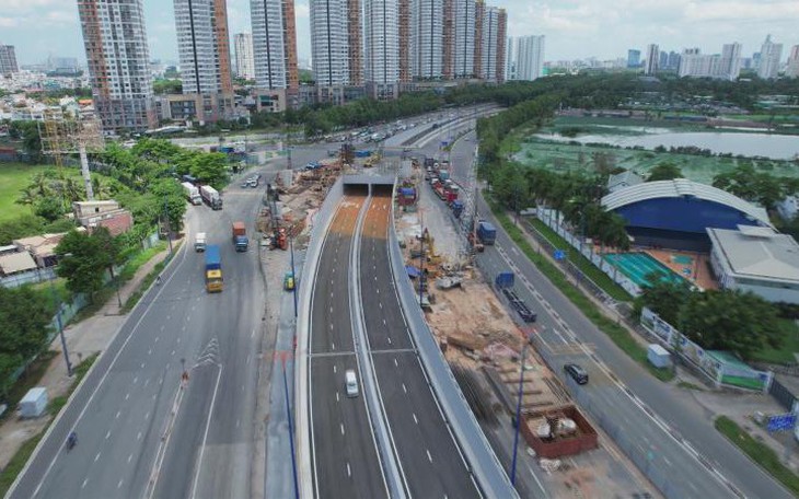 Chính thức thông xe hầm chui HC1-01, dự án xây dựng nút giao thông An Phú