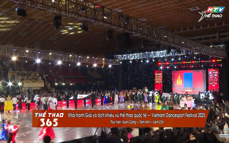 Khởi tranh Giải vô địch khiêu vũ thể thao quốc tế – Vietnam Dancesport Festival 2025