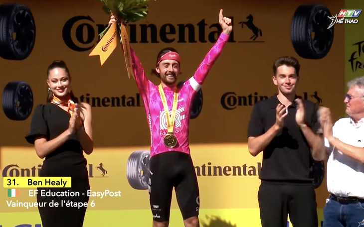Chặng 6 Tour de France: Van der Poel lấy lại Áo vàng tổng sắp