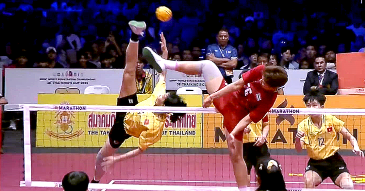 Thắng ngoạn mục Thái Lan, cầu mây nữ Việt Nam vô địch thế giới