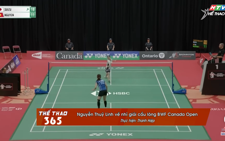 Nguyễn Thùy Linh lỡ hẹn ngôi vương Canada Open Super 300