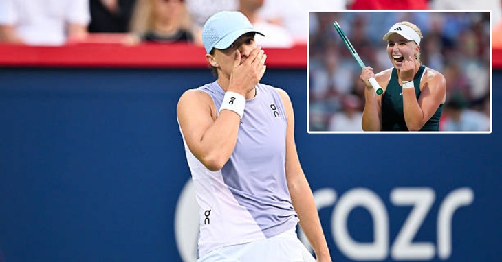 Đương kim vô địch Wimbledon bị loại sốc ở Canada Open, chấm dứt mạch trận toàn thắng
