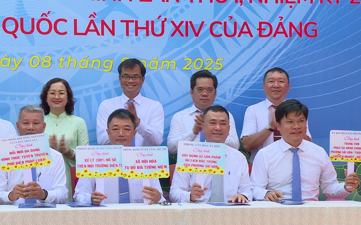 Phường Sài Gòn thực hiện 54 công trình thi đua cao điểm 100 ngày chào mừng đại hội