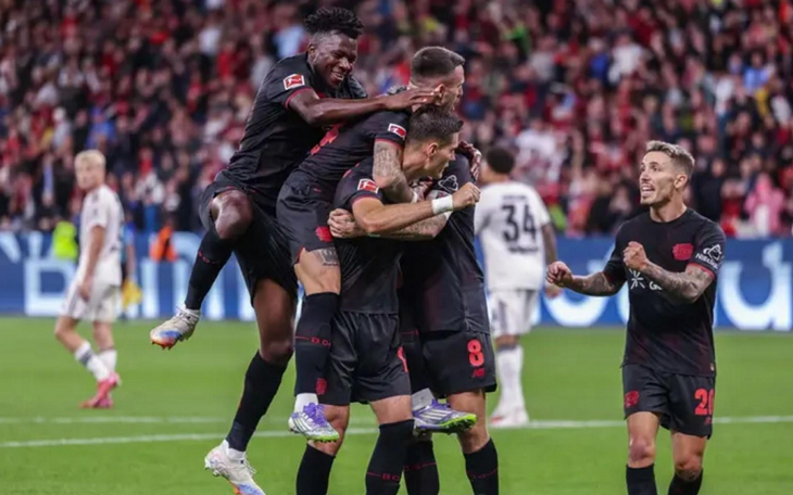 Tân huấn luyện viên Hjumand có chiến thắng đầu tiên cùng Bayer Leverkusen