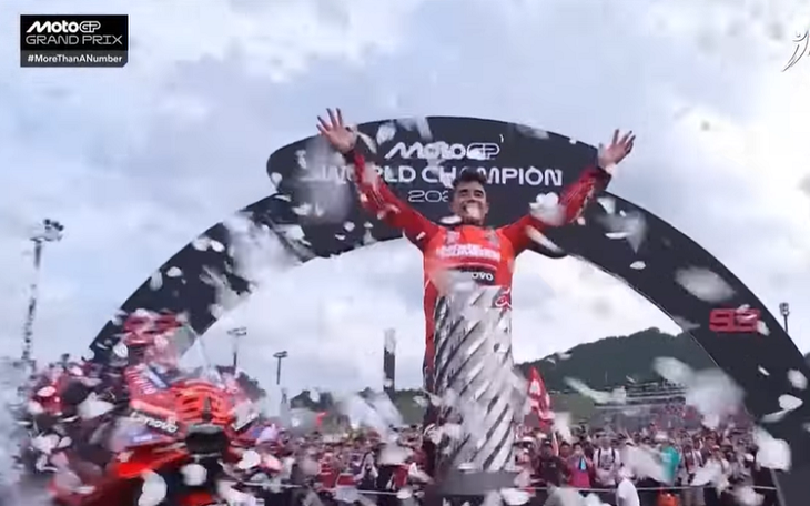 Marc Marquez lên ngôi vô địch MotoGP tại Nhật Bản