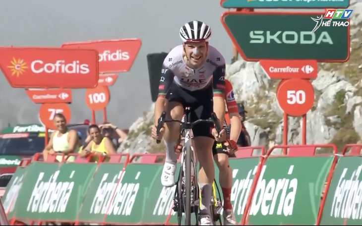 Chặng 13 Vuelta: Joao Almeida thu ngắn cách biệt với Vingegaard