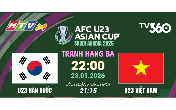 TRỰC TIẾP: U23 Việt Nam - U23 Hàn Quốc (AFC U23 Asian Cup 2026)